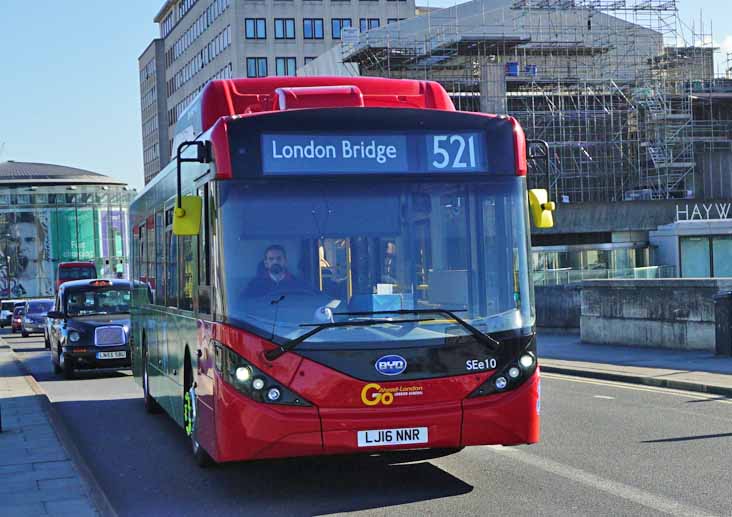 Go-Ahead London BYD D9UR ADL Enviro200EV SEe10